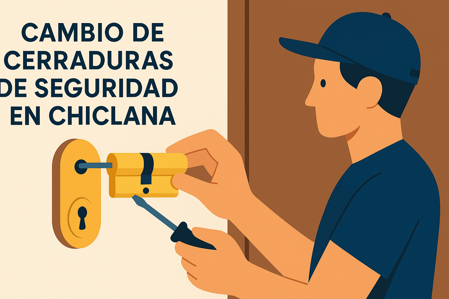 Cambio de cerraduras de seguridad en Chiclana - Cerrajeros Sur en Chiclana de la Frontera